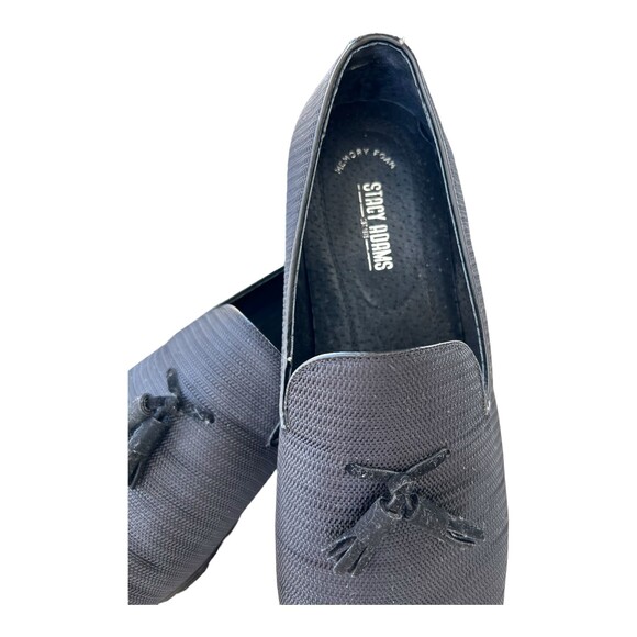 Stacy Adams‎ Men\'s Tazewell Tassel Slip-On Black Loafer Dress Shoes Size 13